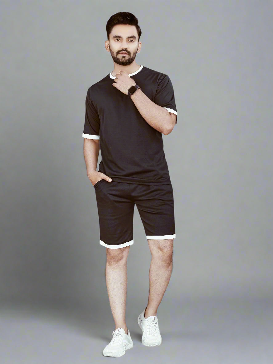 Black - Comfortable Short set