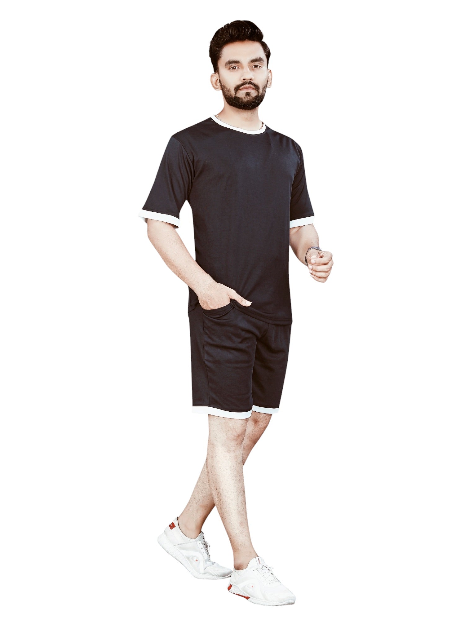 Black - Comfortable Short set